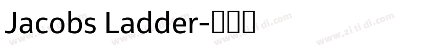 Jacobs Ladder字体转换